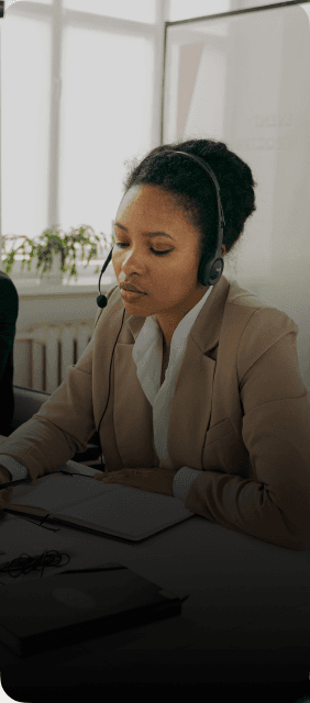 Image of a dispatcher coordinating